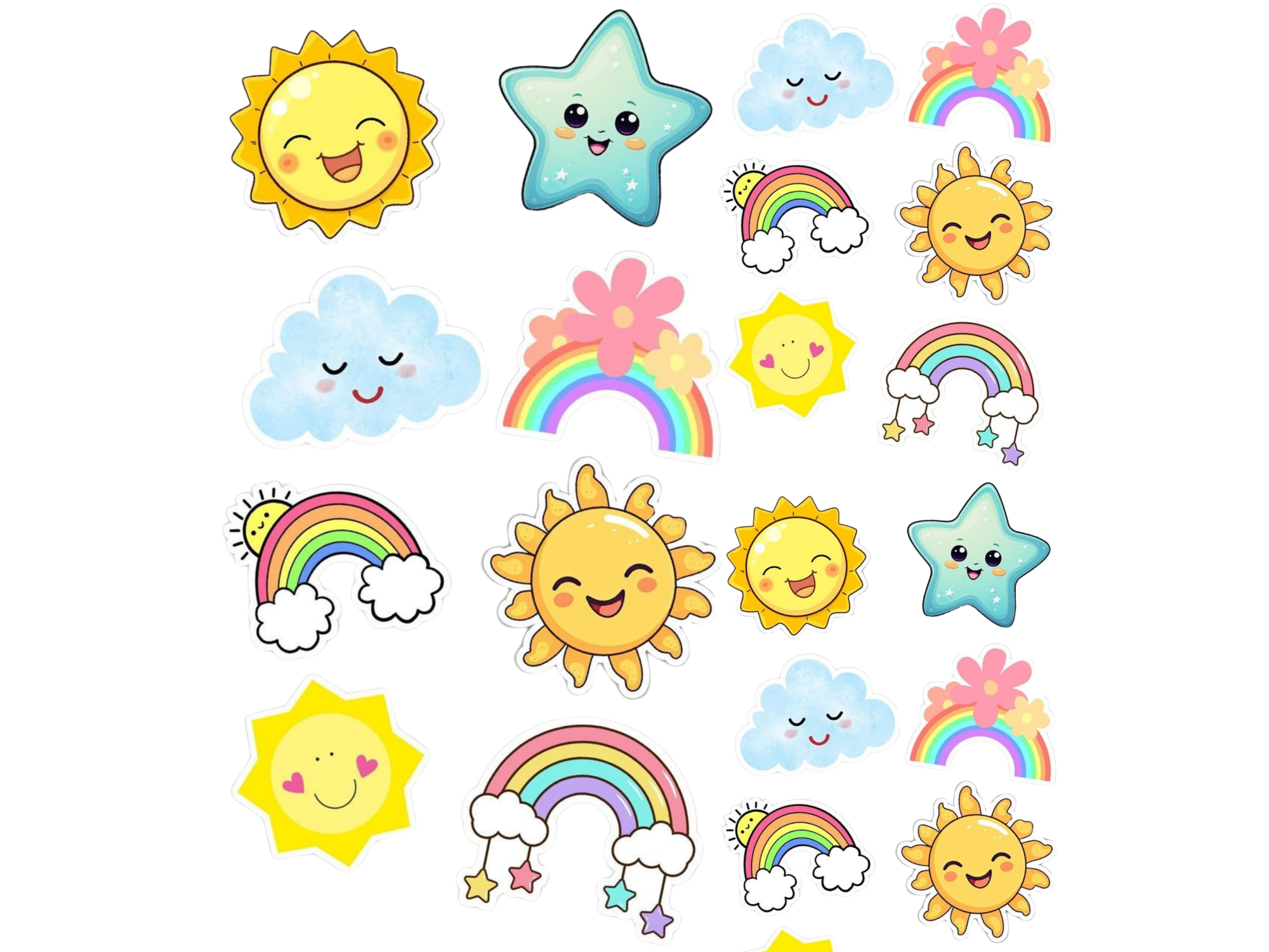 STICKERS 9X10CM CIELO COD.22