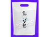 10 Bolsas de Friselina Estampada 20*30cm LOVE