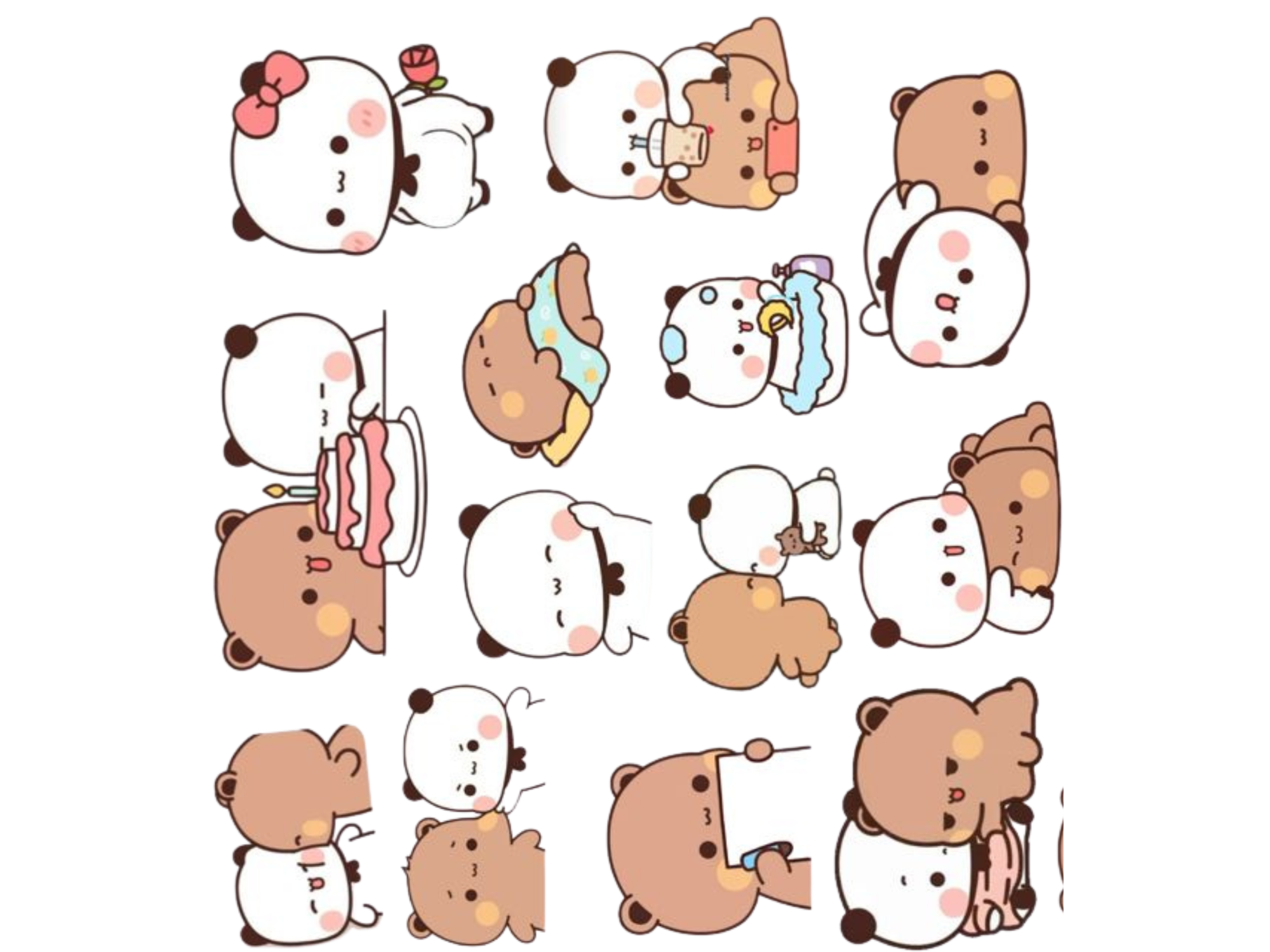 STICKERS 9X10CM OSITOS COD.29