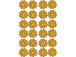 20X28CM MARGARITAS GRANDES X24 COD. G32