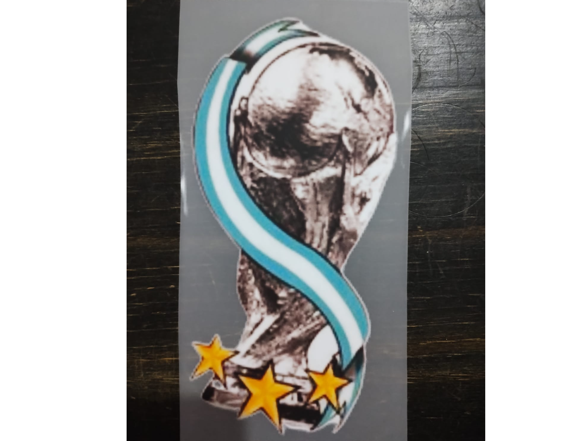 COPA DEL MUNDO 9CM X 18,5CM