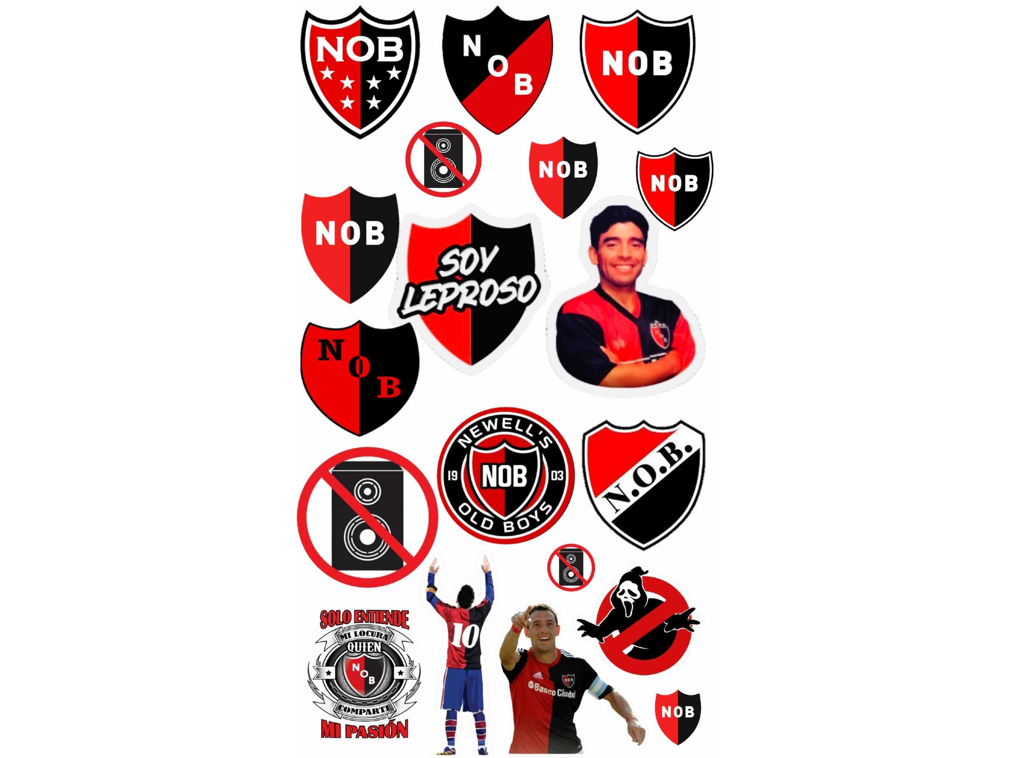 NEWELLS SURTIDO (MARADONA Y MAXI) COD.263