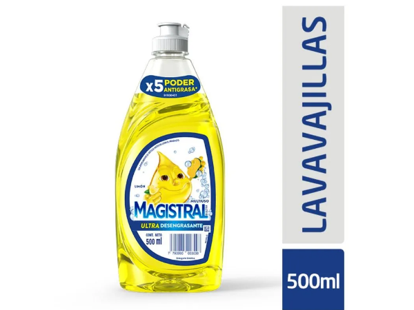Detergente Ultra Limon Magistral 500 Ml.