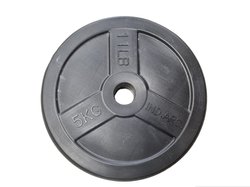 DISCO PLASTICO LISO NEGRO 5 KG