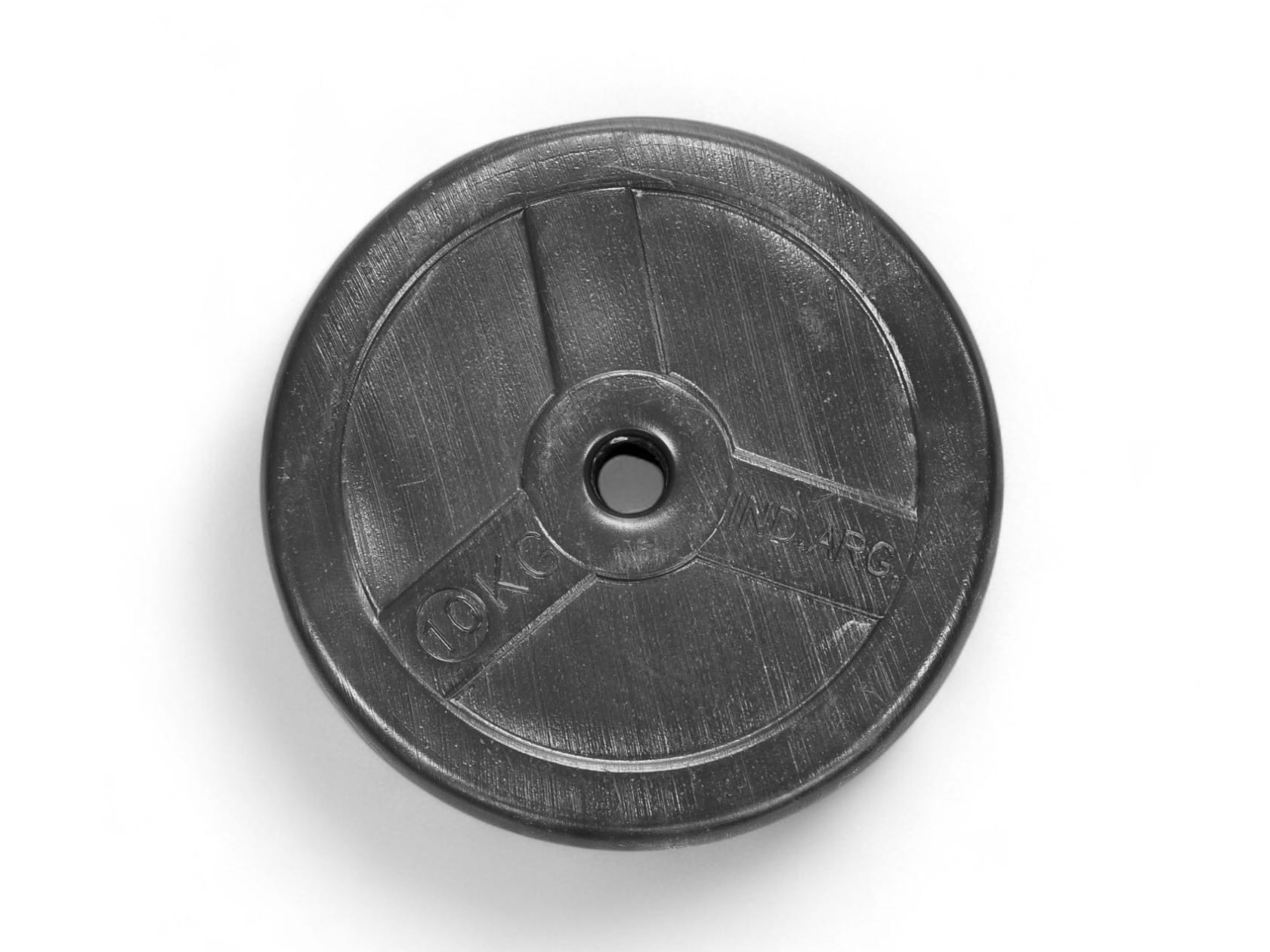 DISCO PLASTICO LISO NEGRO 10 KG