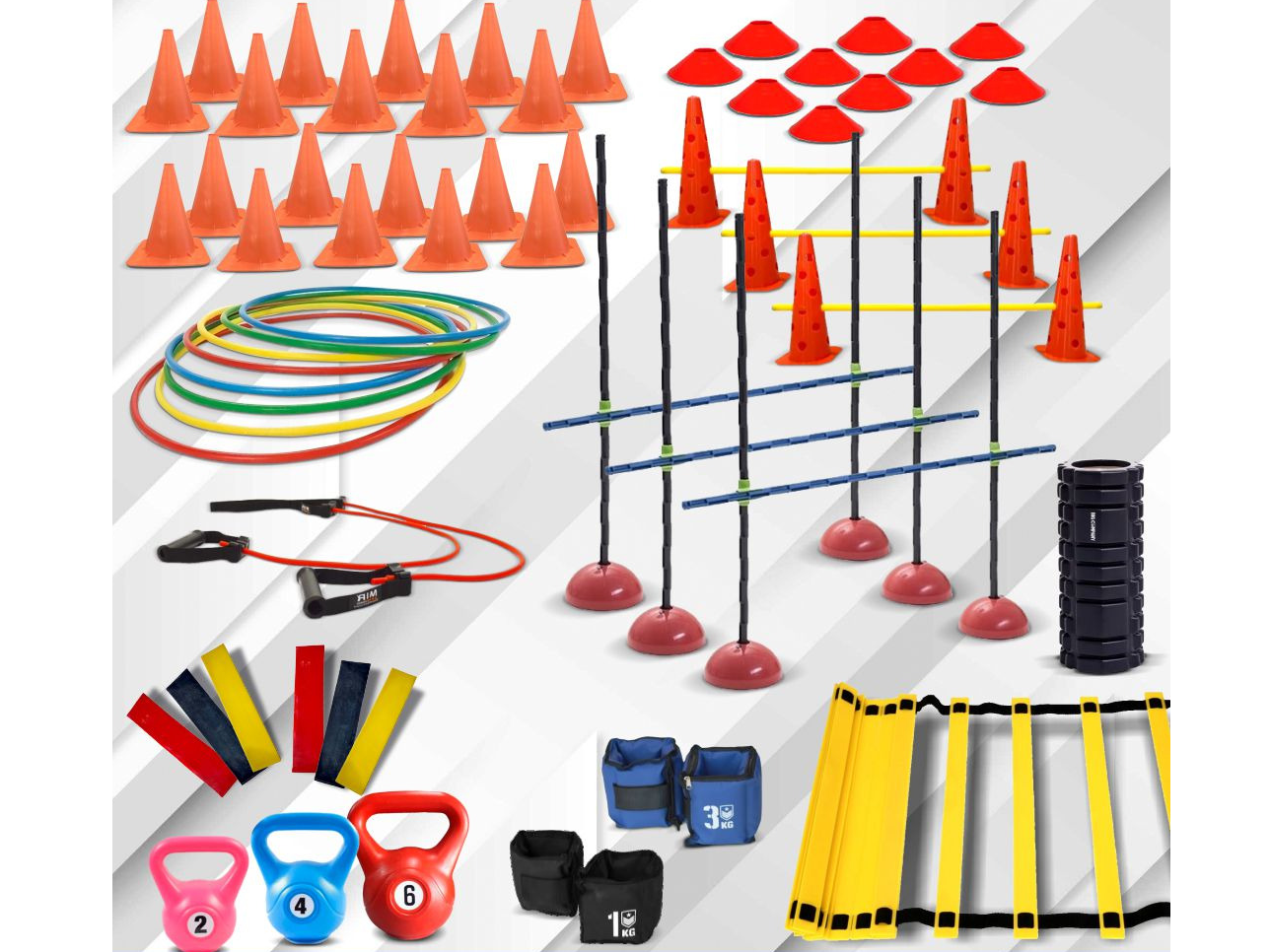 COMBO 4: SET DE ENTRENAMIENTO PRO – 74 PIEZAS