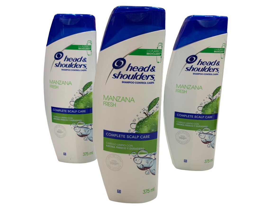 Shampoo Head Shoulders manzana 375 ml