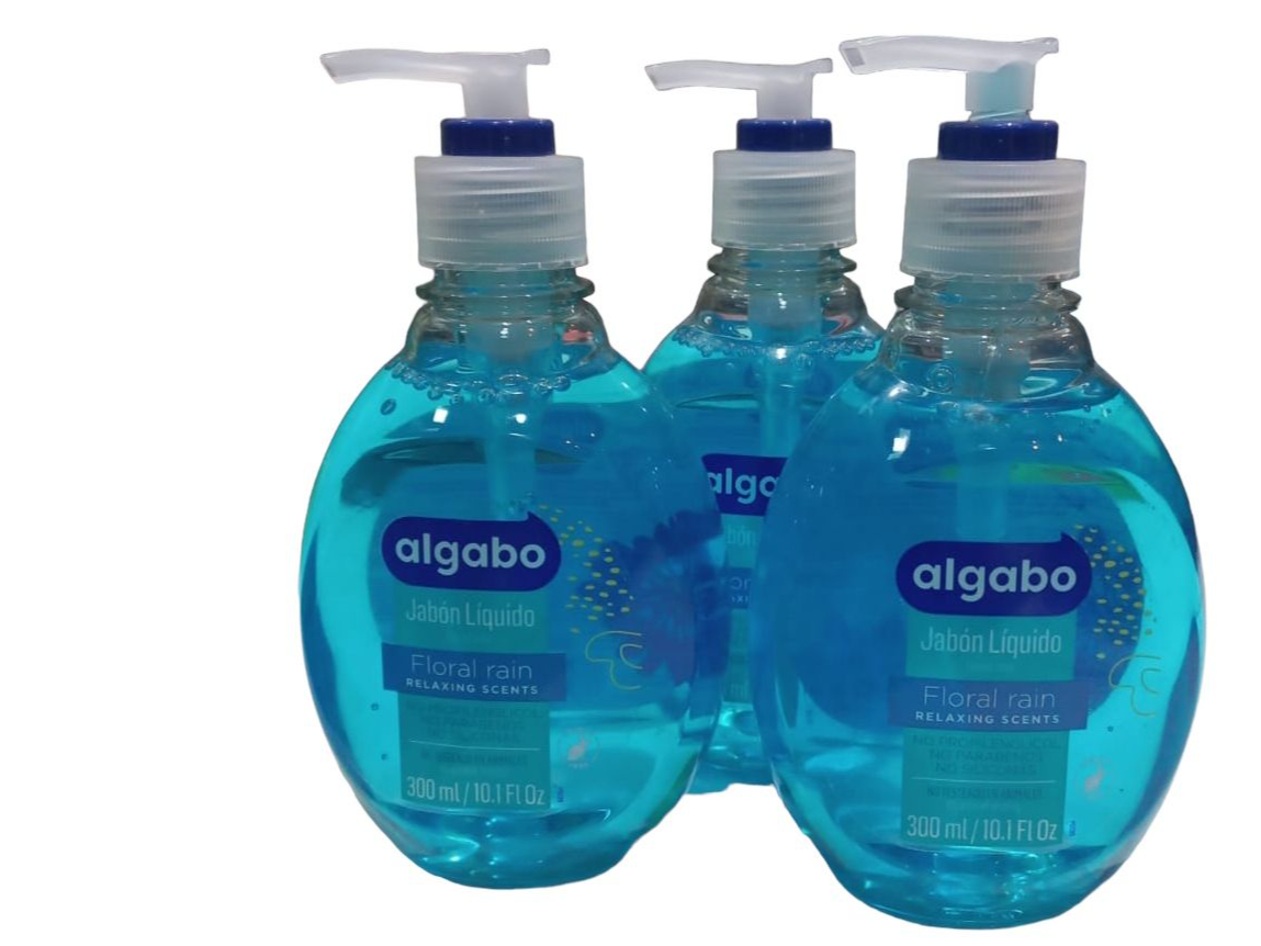 Jabon Liquido para Manos Algabo Floral 300 ml