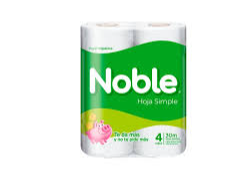 PAPEL HIGIENICO NOBLE 4 X30 MT S/H