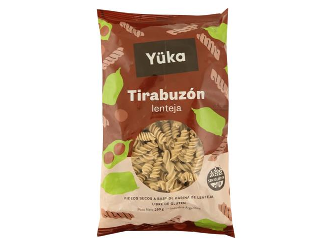 Fideos de Lentejas YUKA SIN TACC