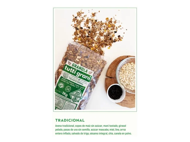 Granola tradicional tutti grani