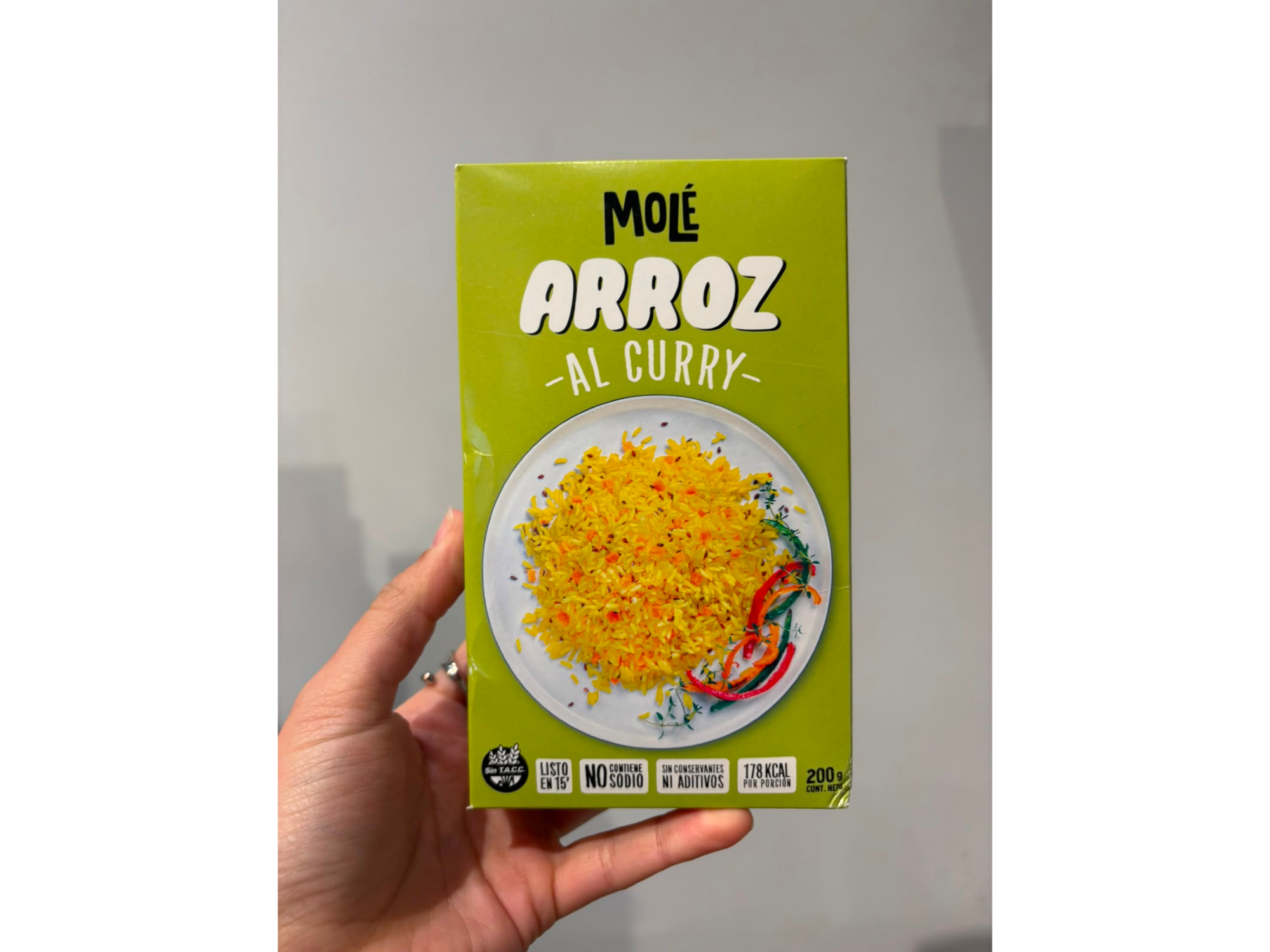Arroz al curry Mole x 200 gr