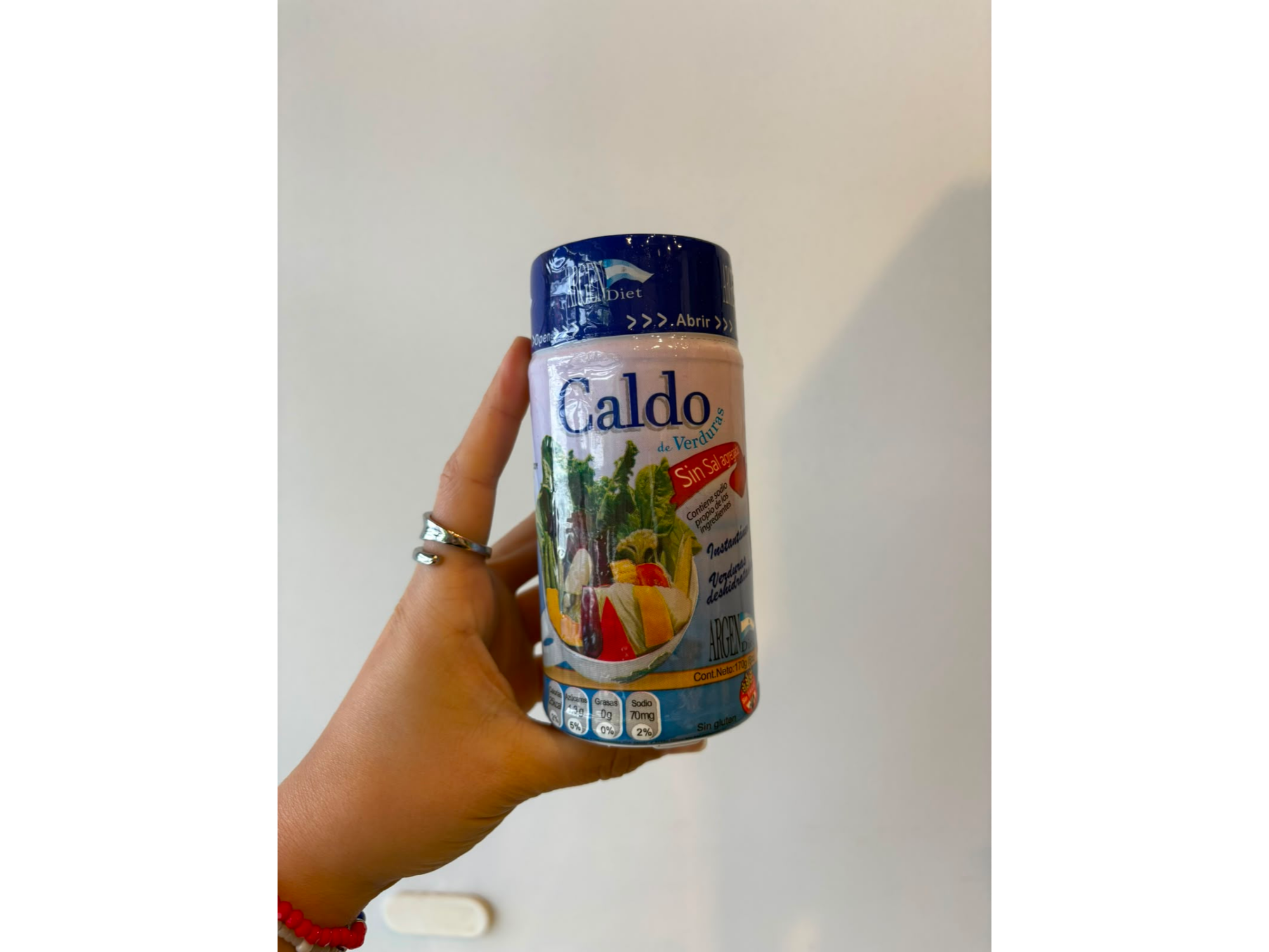 Caldo de Verduras sin sal x 170 gr Argendiet