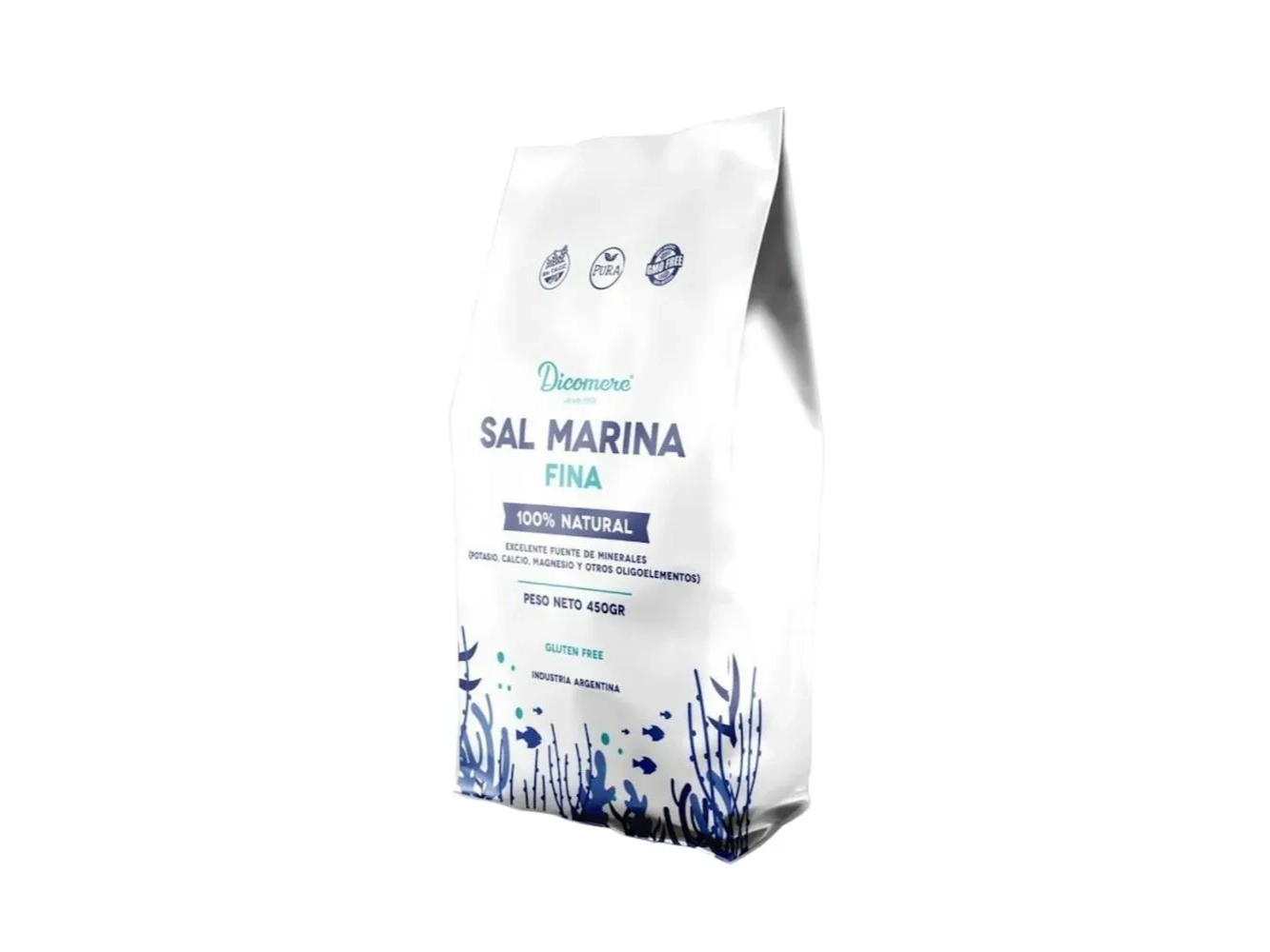 Sal marina fina 450 gr dicomere