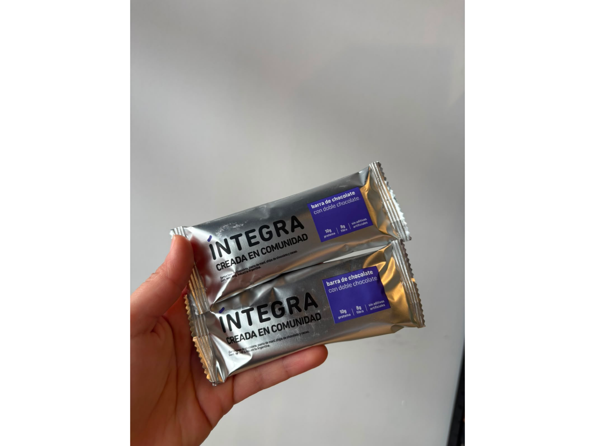 Barritas de chocolate Doble chocolate Integra