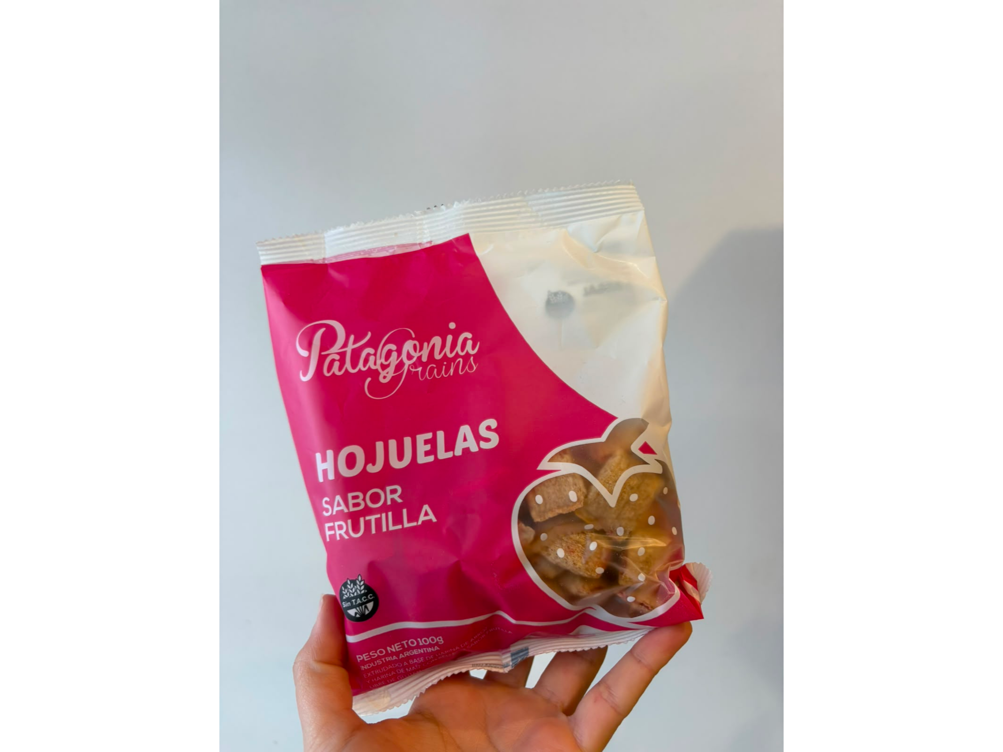 Hojuelas Frutilla SIN TACC Patagonia Grains 100 gr
