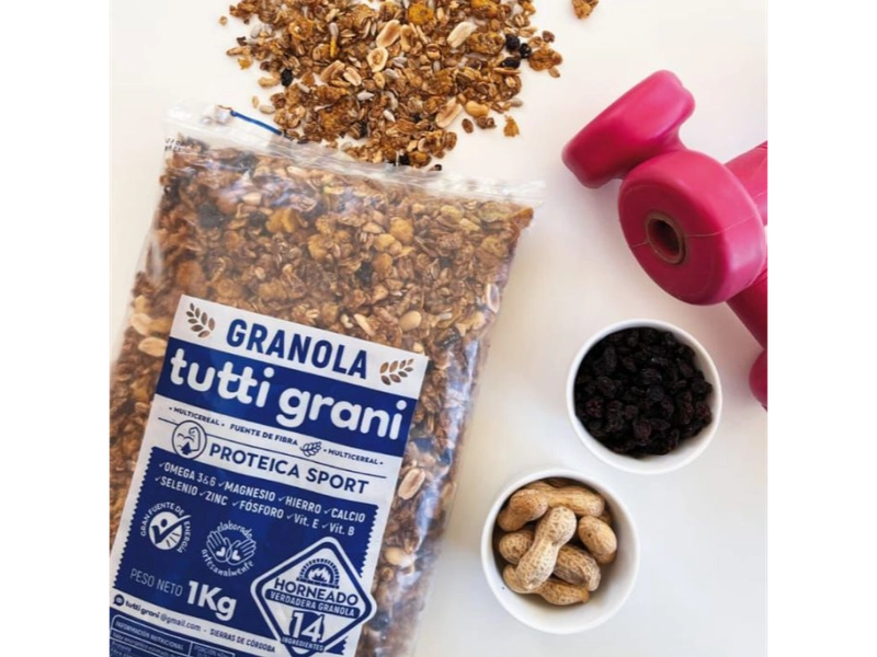 Granola proteica