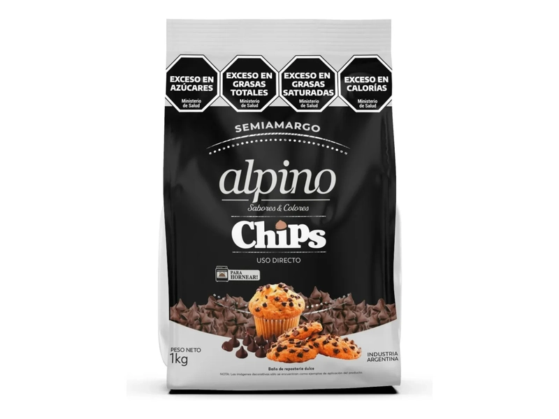 Chips de chocolate Alpino
