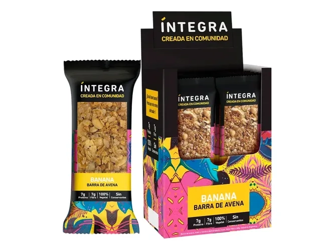 Barritas Integra Banana y Avena