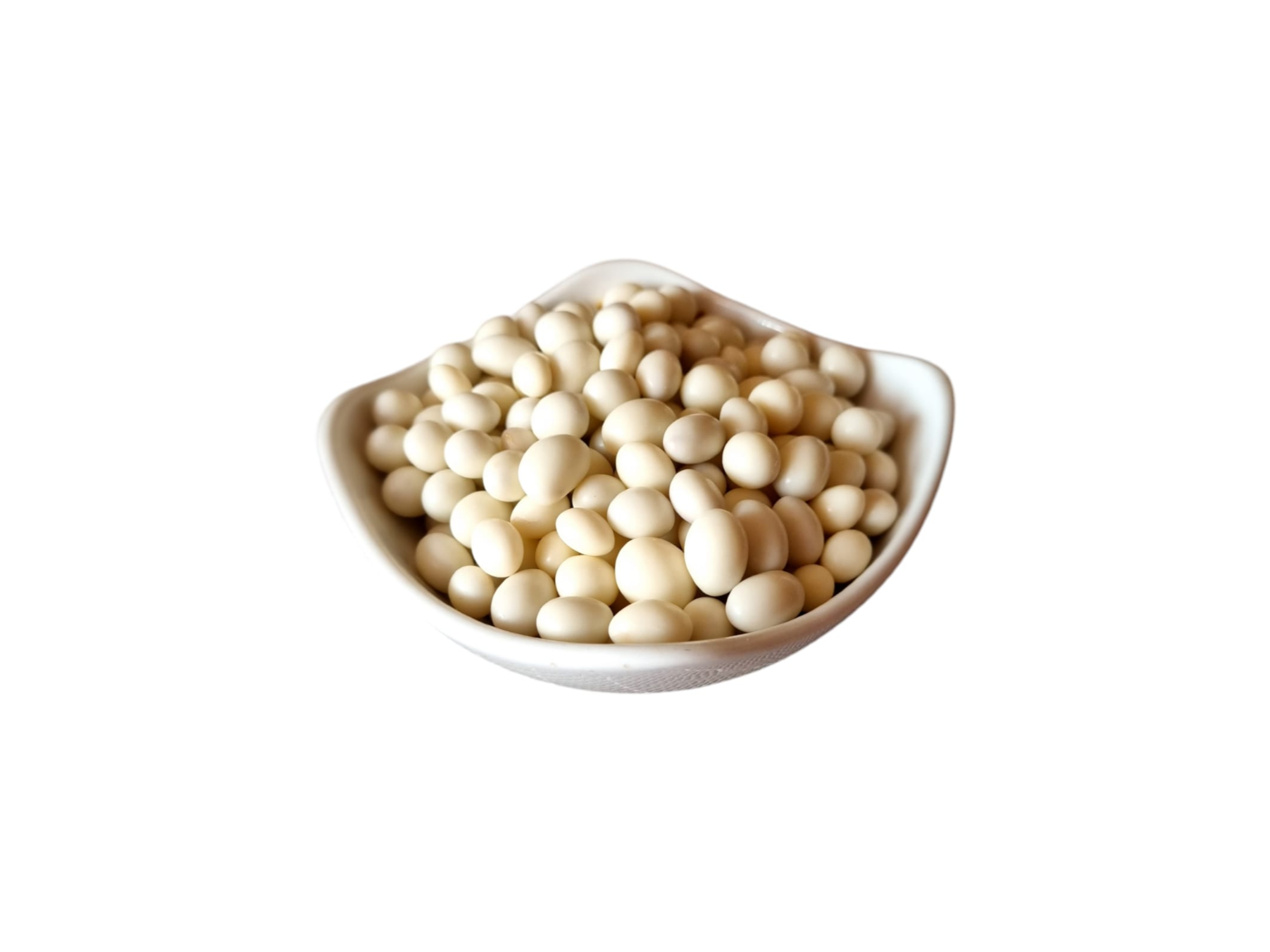 Maní con chocolate blanco