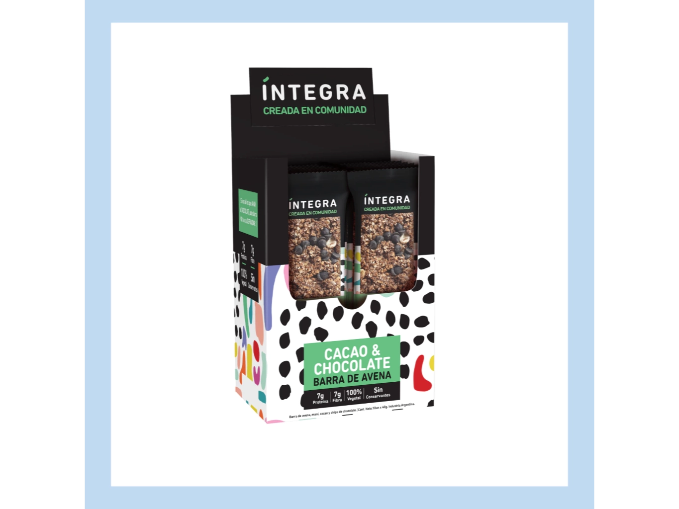 Barritas Integra Cacao y Avena