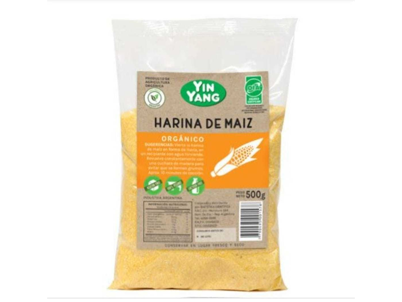 HARINA DE MAIZ ORGANICA - POLENTA