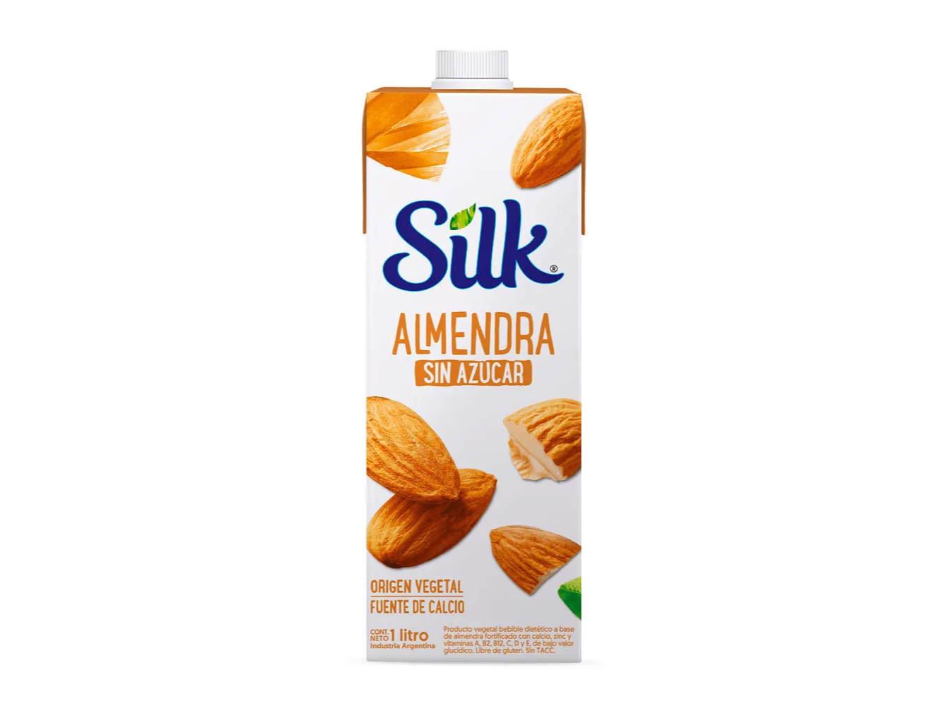 Leche de almendras sin azucar silk