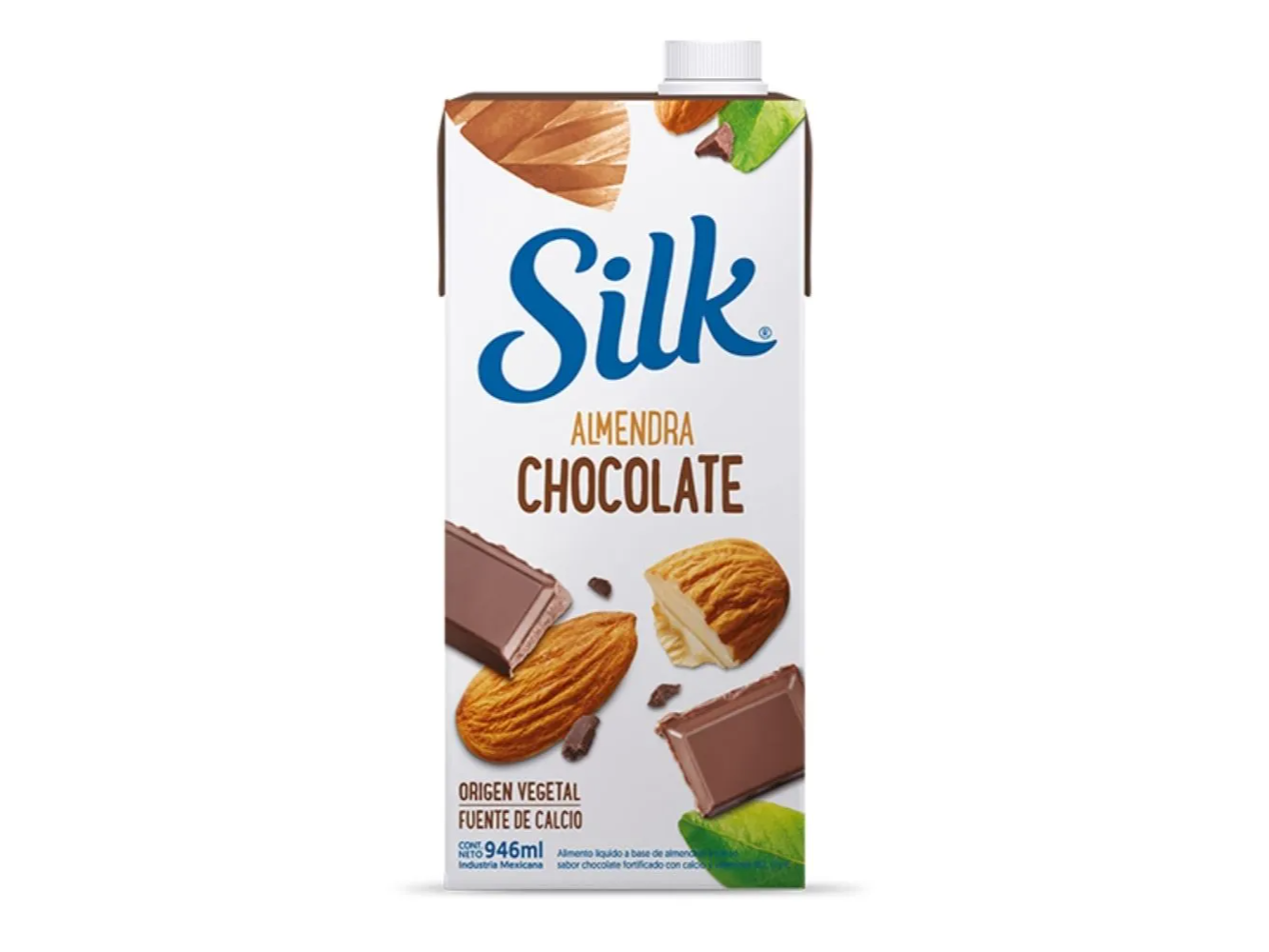 Leche de almendras con chocolate silk