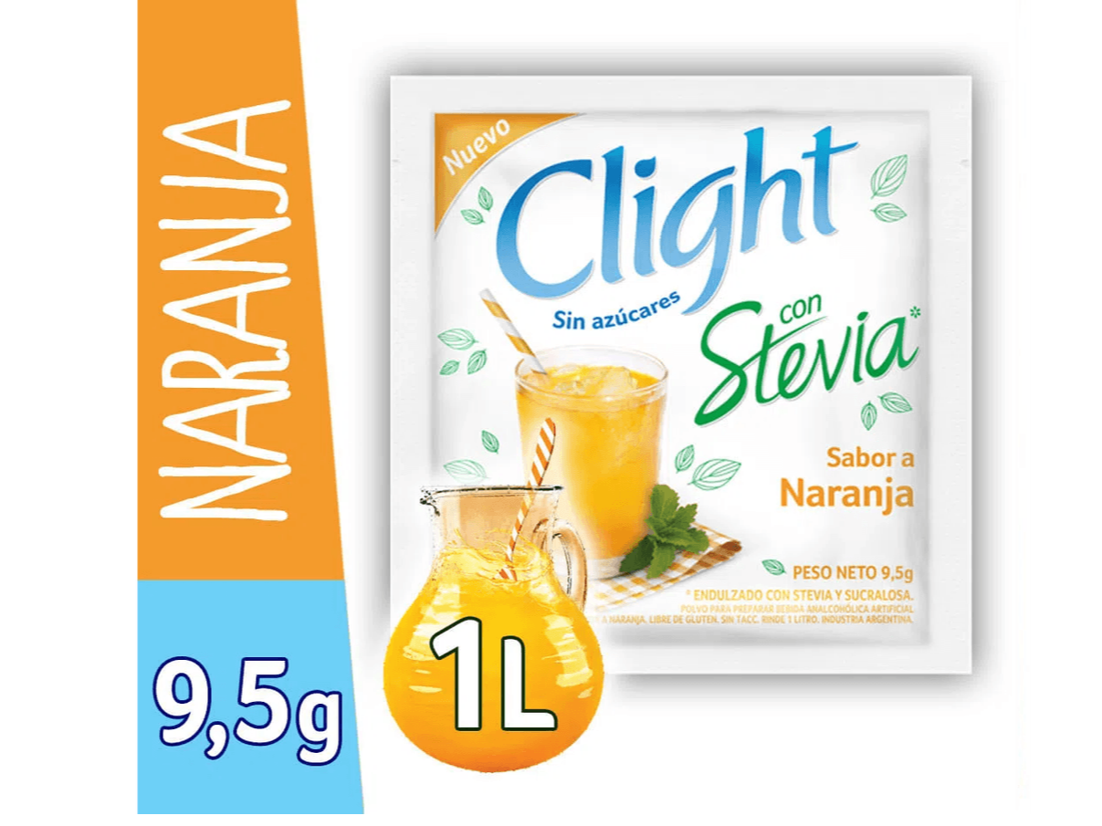 Jugo clight con stevia