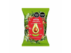 Creacker vegana de maiz papa y guacamole Maixanas