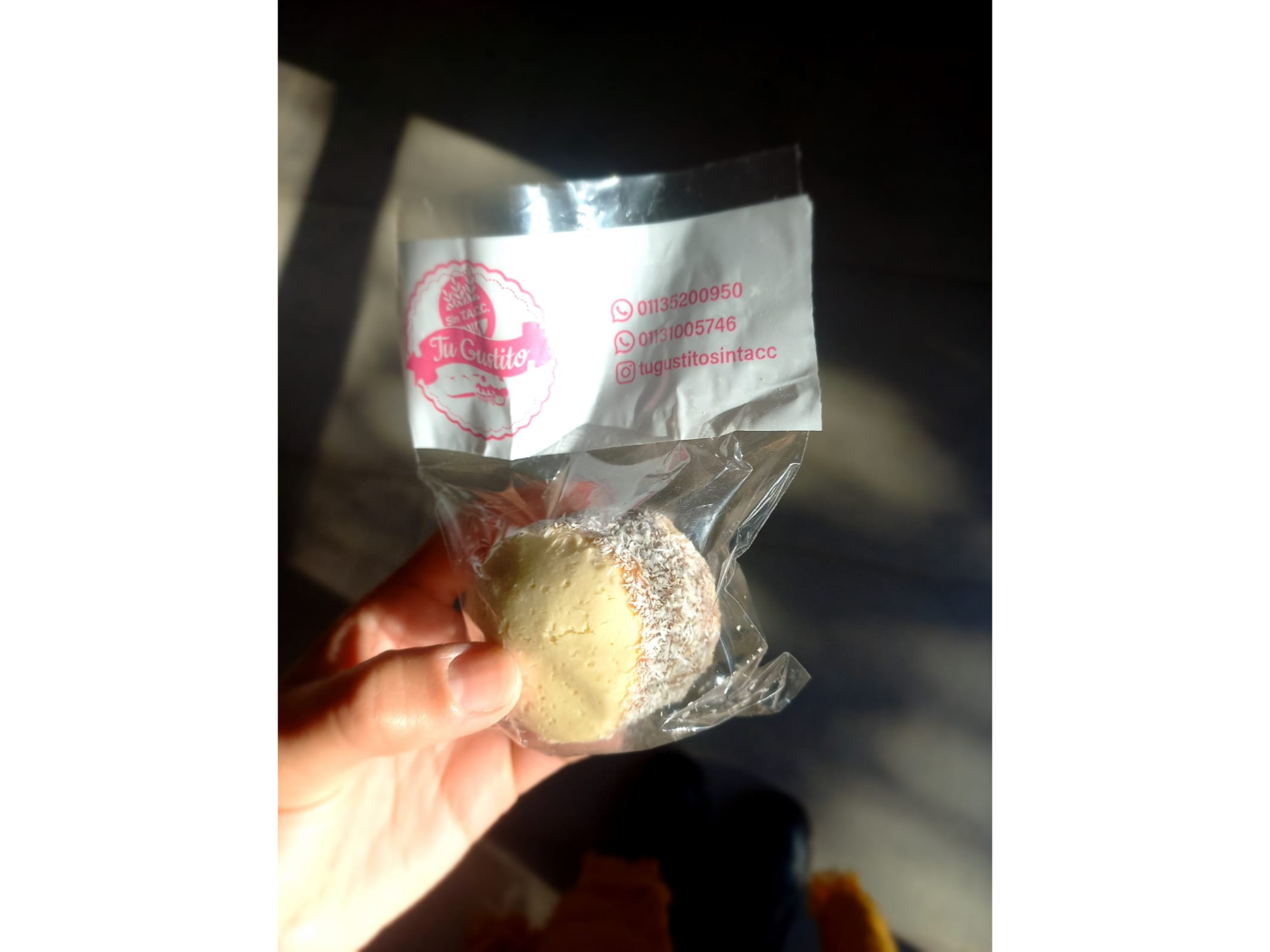 Alfajor de maicena sin tacc