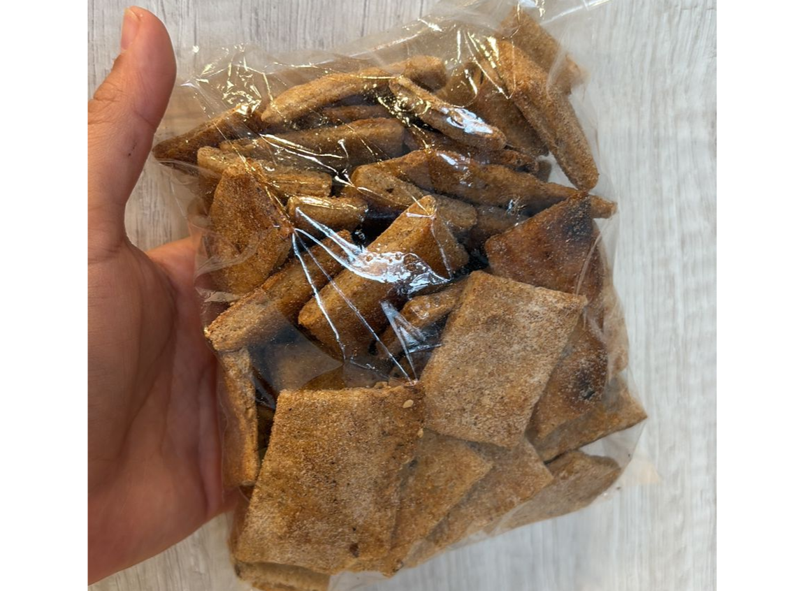 CRACKERS INTEGRALES CON SEMILLAS