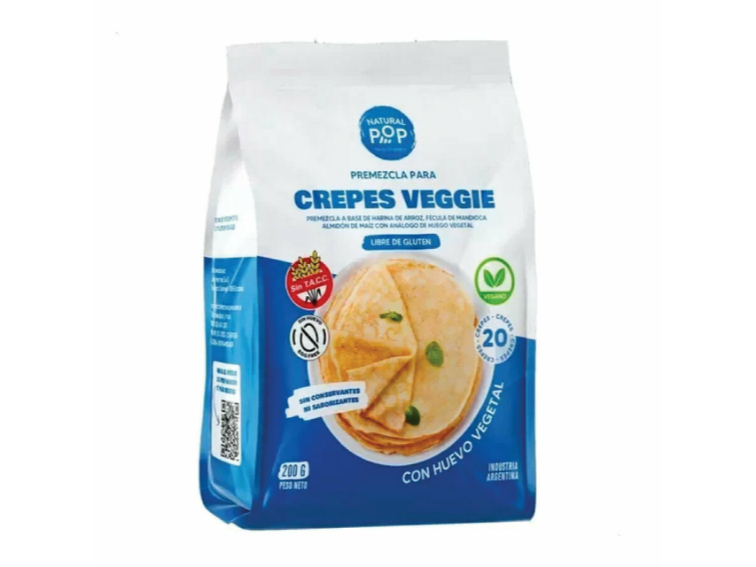 PREMEZCLA CREPPE VEGGIE - NATURAL POP
