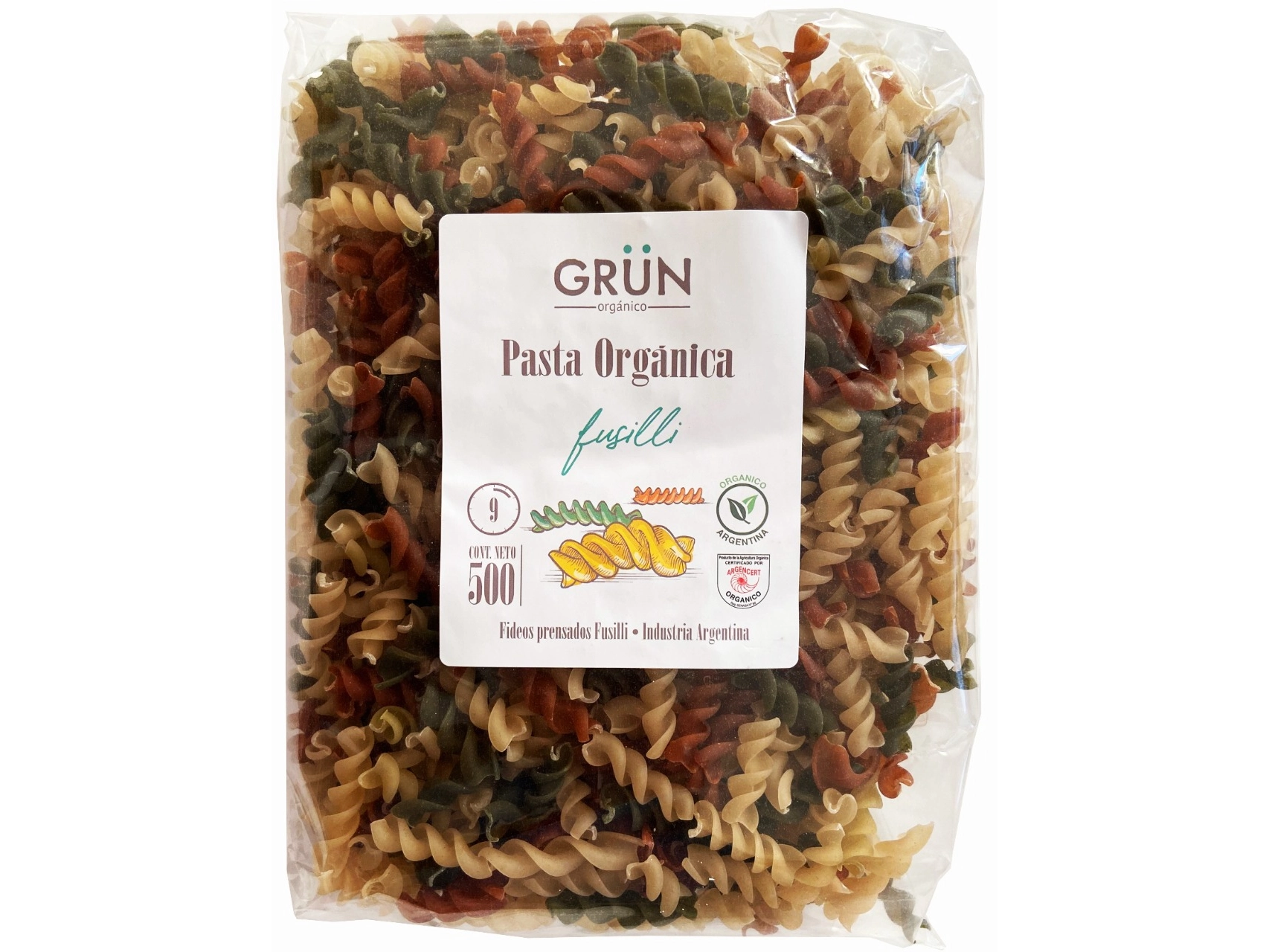 FIDEOS TRICOLOR GRUN