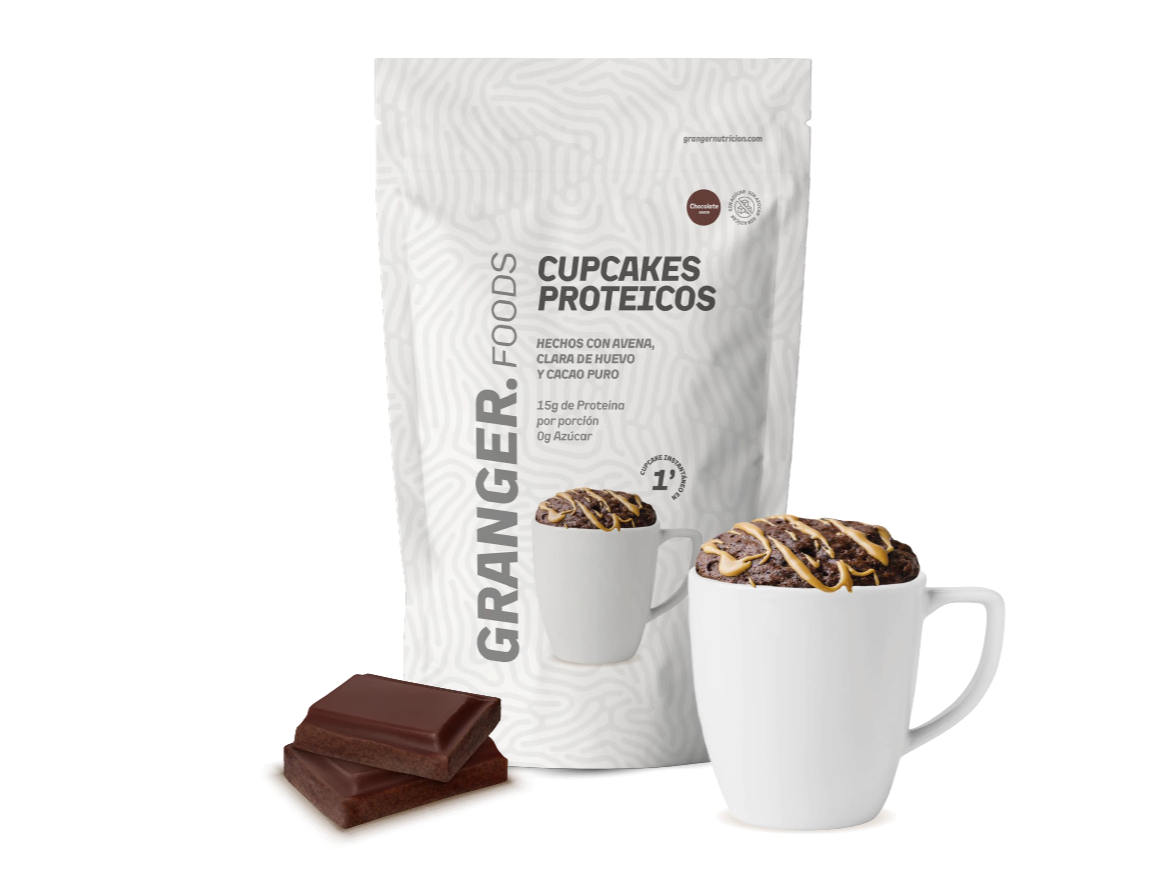 Cupcakes Proteicos Chocolate Granger