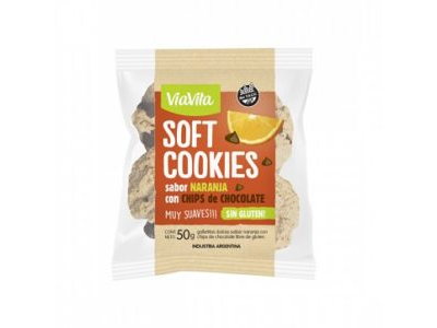 Soft galletitas naranja con chips