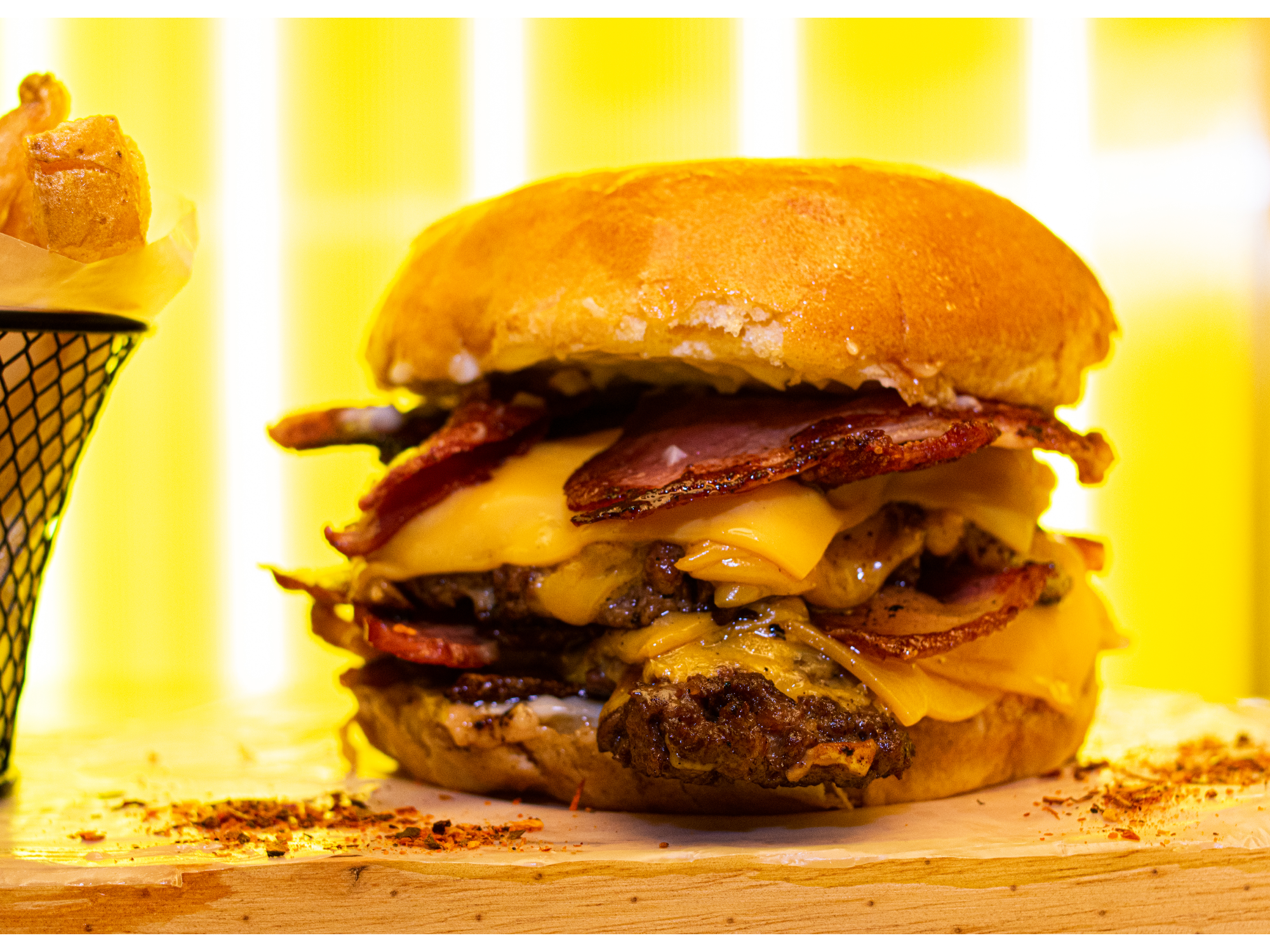 2x1 BURGER EXTRA CHEDDAR Y BACON SIMPLES - ¡Nueva!