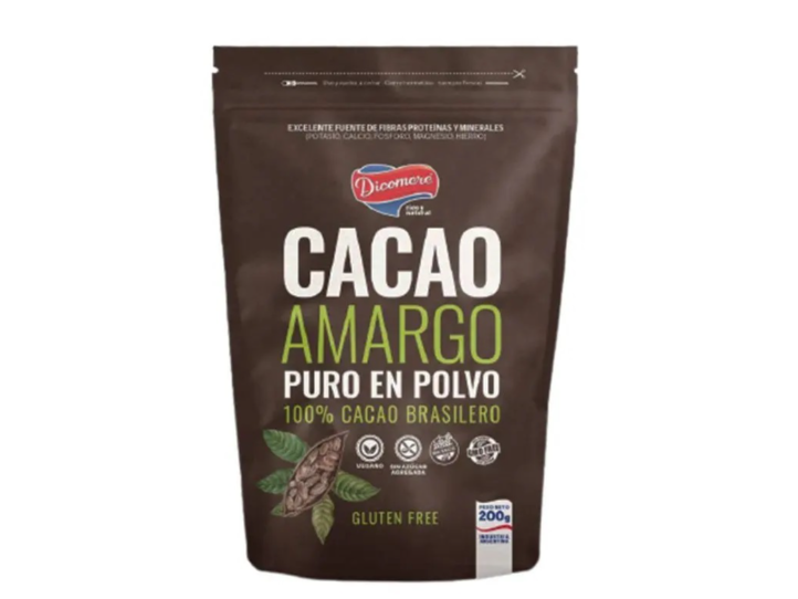 CACAO AMARGO PURO EN POLVO sin gluten - DICOMERE