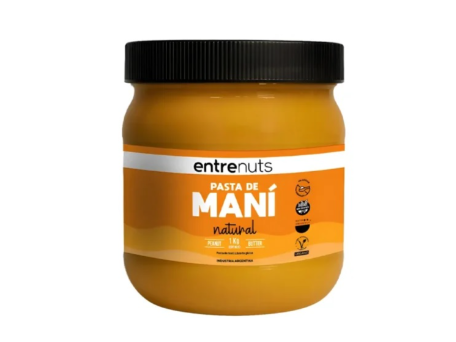 Pasta de maní natural Entrenuts x 1kg