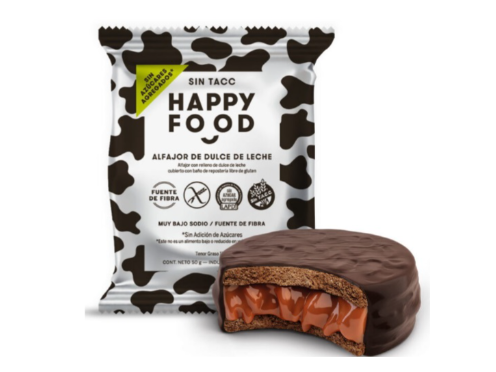 ALFAJOR D. DE LECHE S/AZUCAR - HAPPY FOOD