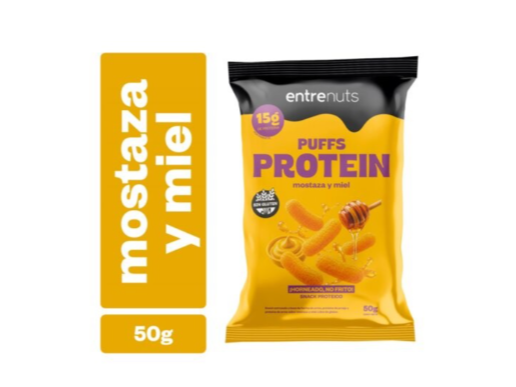 PUFFS PROTEIN MOSTAZA/MIEL ENTRENUTS de BeGood Market Saludable