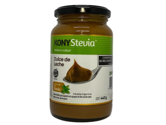Dulce de leche con stevia x 440gr "KONY"