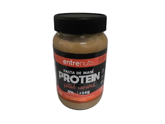 Pasta de maní Entrenuts PROTEICA CARAMEL SALTED x370gr