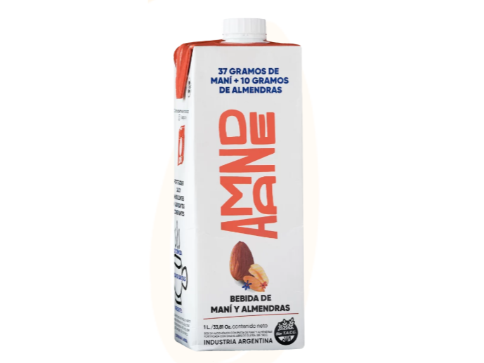 Leche de almendra y maní "AMANDE"