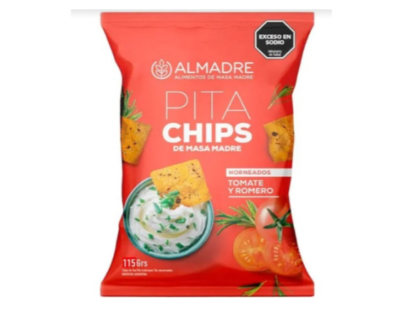 PITACHIPS TOMATE/ROMERO 115GR - ALMADRE