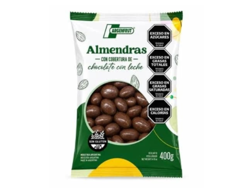Almendras con chocolate con leche ARGENFRUT