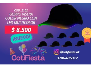 GORRO LED MULTICOLOR (Copia)