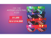 ANTEOJOS LENTES PIXEL 4 LED POR 10 UNIDADES