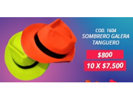 SOMBRERO GALERA TANGUERO POR UNIDAD