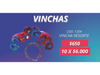 VINCHA RESORTE POR 10 UNIDADES